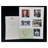 Peter Jennings & Jim Lehrer Signed Items