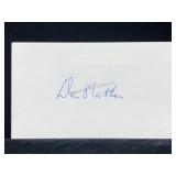 Dan Rather Signature Card
