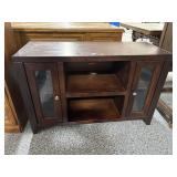 Small wood entertainment center, approx 42in long