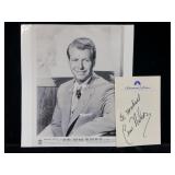 Gene Nelson Signed & Inscribed Signature Card w/