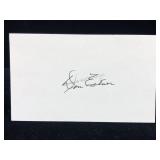 Don Eitner Signature Card