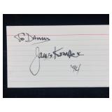 James Komack (Producer/Director) Signature Card