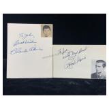 Royal Dano & Claude Akins Signed & Inscribed