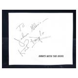 Kirk Douglas Signed & Inscribed Dance With The