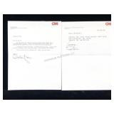 2 Signed Correspondents/Journalist Letters on CNN
