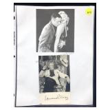 Lawrence Olivier Autographed Photo card from