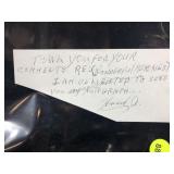 Howard Koch Autographed Paper Piece