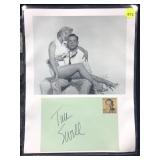 Tom Ewell Autographed Card dated Aug 6th 1975