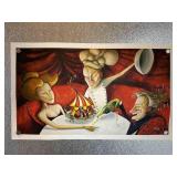 Roberto Fazzini Signed LE Serigraph. ï¿½Circus