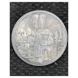 .800 Silver 1958 1 Thaler, Tw 29.6g 800th Anniv.
