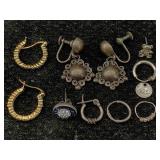 Sterling Silver Earrings & More, Tw 10.9g