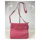 Coach Pebbled Leather Crossbody Bag.