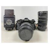 Canon A-1 35mm Film Camera w/ Canon FD Zoom