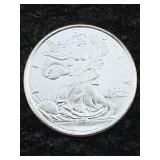 1/10 Ozt .999 Fine Silver Round Walking Liberty