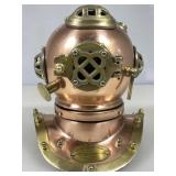 Mini US Navy Diving Helmet Replica 8in H