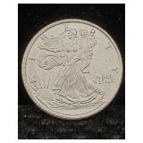 1/10 Ozt .999 Fine Silver Round Walking Liberty