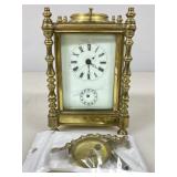 Antique French Carriage Clock. Working, But Needs