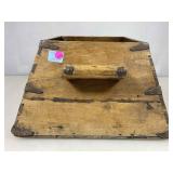 Antique Chinese Grain/Rice Wood Box 16x16 at Base