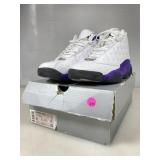 Air Jordan 13 Retro White/Purple Sneakers in Box