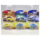 3 NIP CarTuned Die Cast Cars