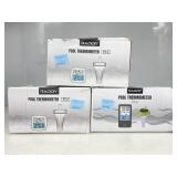 3 Raddy Wireless Pool Thermometers. 2 PT-2 and 1
