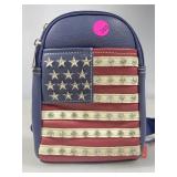 NWT Montana West Blue USA Mini Backpack/Sling Bag
