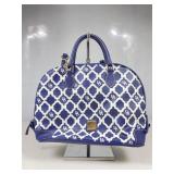 Dooney & Bourke Navy Domed Satchel