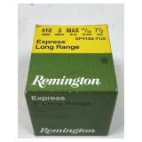 25 Rounds 410 GA Ammo - 3 inch 7.5 Shot