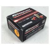 20 Rounds 9mm Ammo - 115gr TMC Streak Ammo for