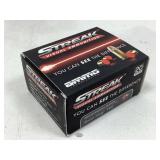 20 Rounds 9mm Ammo - 115gr TMC Streak Ammo for