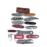 Assorted Pocket Knives and Multitools