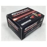 20 Rounds 9mm Ammo - 115gr TMC Streak Ammo for