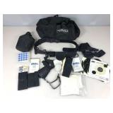 Police Belt with Pouches, Ticket Book, Targets