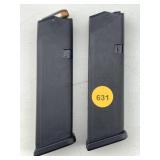 Glock 40 S&W Magazines - 1 Loaded - 15 Round