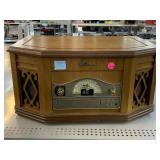 Vintage-Style Emerson Record Player and CD