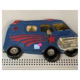 Vintage 1970's Hoda Van 3D Wall Plaque.