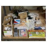 Light Bulbs, Staple Gun, Screw & Anchor set &