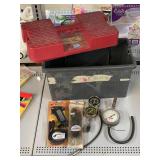 Tool Box, Tools, Gauges, and More.