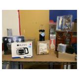 Camping Latern, Decanter Set, Bunn Coffee Pot,