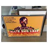 Death Race 2000 Framed Promo. Approx 35 x 25.
