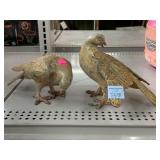 Heavy Metal Bird Sculptures.