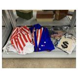 New Uncle Sam Costume, Jailhouse Costume, and