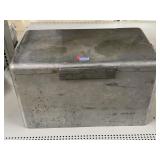 Vtg Aluminum Ice Chest W/Handles