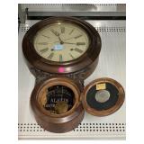 Antique E.N. Welch Alexis No. 1 8 Day Wall Clock