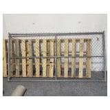 Approx. 10x5ft Chain Link Fence Gate/Panel