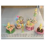 Tinkerbell Figurines. Some Damage See Pics.