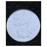 1/10 Ozt .999 Fine Silver Round Walking Liberty