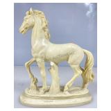 A. Santini Oxolite Composite Horse Sculpture