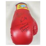 Winky wright Autograped boxing glove