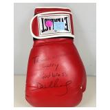 Autograped boxing glove